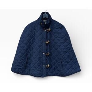 Lauren Ralph Lauren Quilted Cape Coat Jacket Women's M